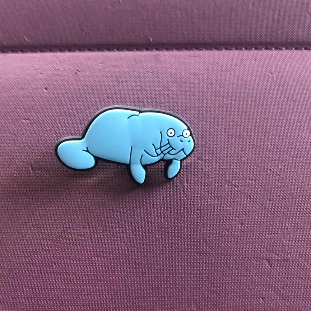 Crocs Charm - Light Blue Manatee